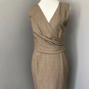 taupe jumper dress
